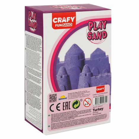 Nisip Kinetic Fun Sand 500gr Mov Crafy - imagine 3