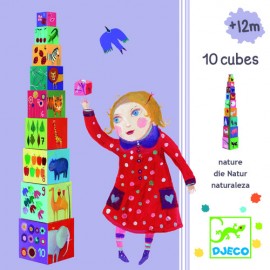 Turn Djeco Natura, Cuburi Educative +1 An - imagine 2