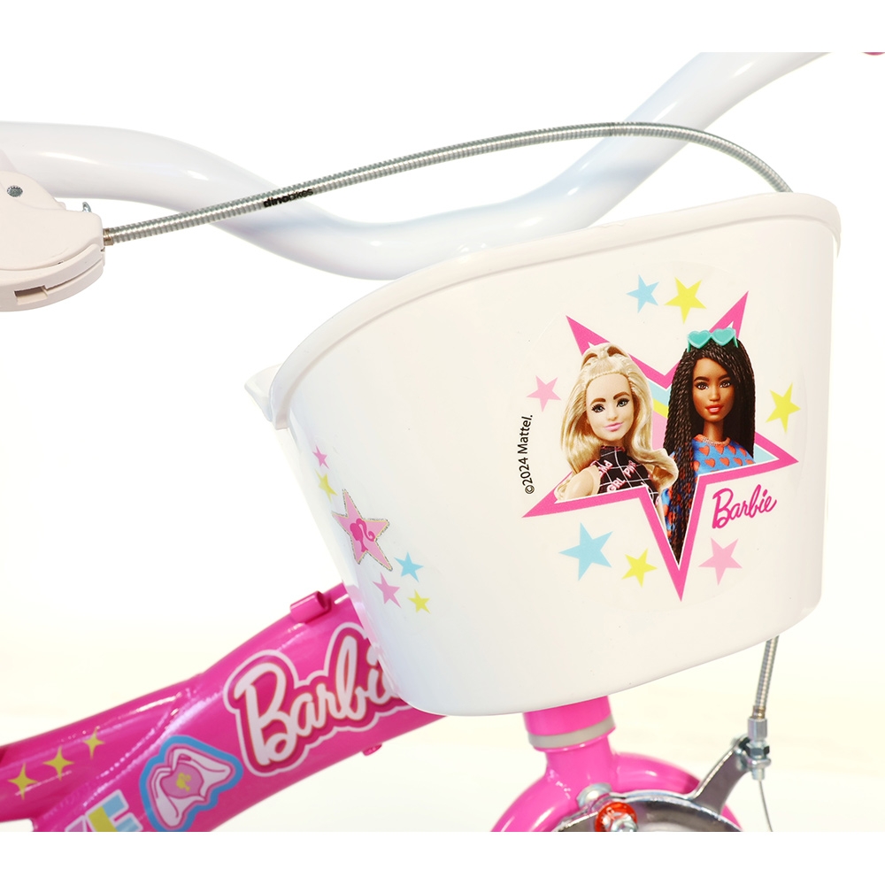 Bicicleta Dino Bikes Barbie 12" cu scaun papusa