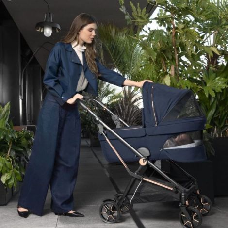Carucior 3 in 1 Peg Perego Vivace Blue Shine - imagine 20