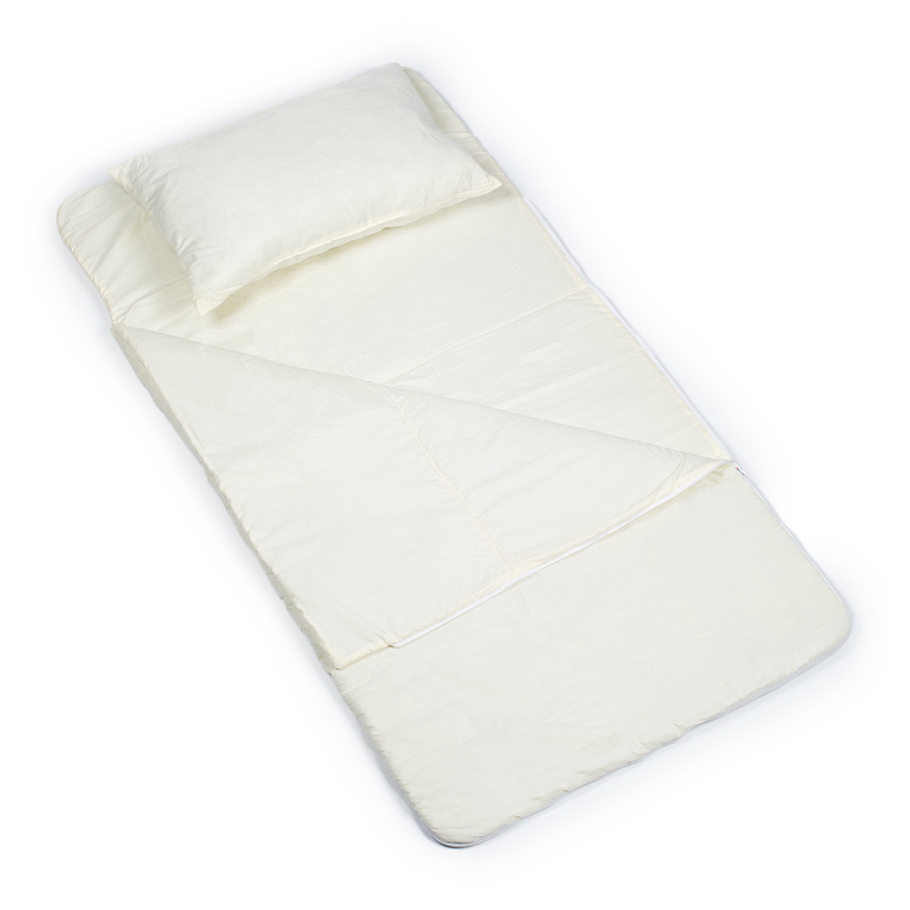 Sac Dormit Bumbac Nativo cu Pernă, Bej - imagine 2