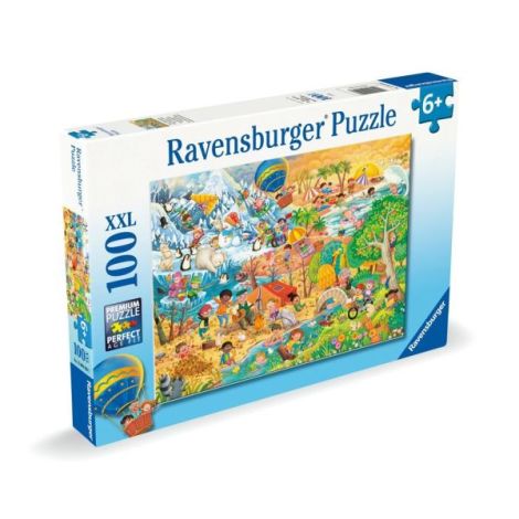 Ravensburger Puzzle 4 Anotimpuri 100P XXL - imagine 2