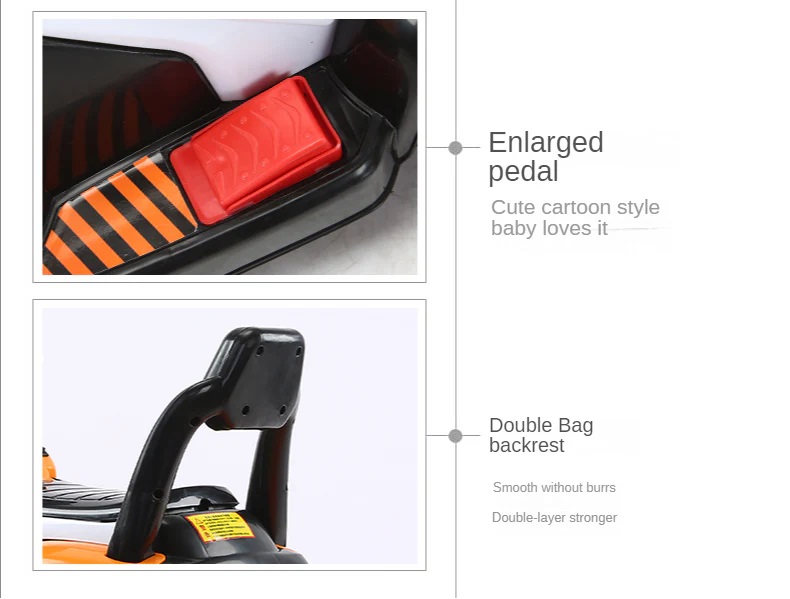 Excavator Electric 6V Nichiduta pentru Copii - imagine 6