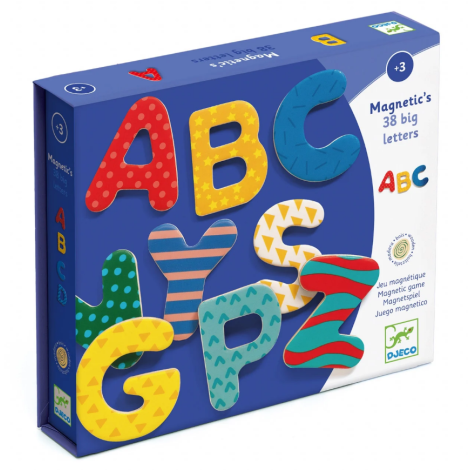 Abecedar Magnetic Djeco - Puzzle Lemn