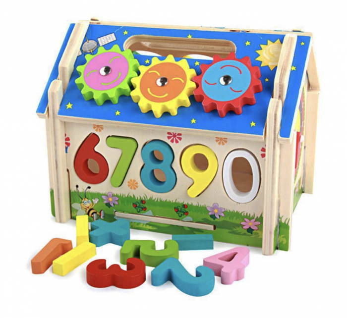 Casuta Lemn 6 in 1 Montessori Krista