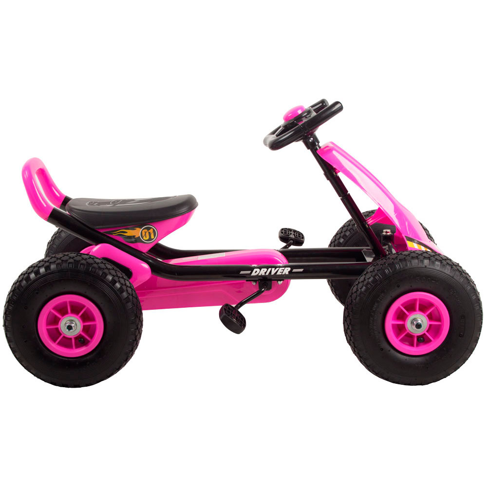 Kart Pedale Kidscare Roz | Aventură Sigură