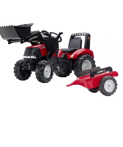 Tractor Falk Case Puma cu încărcător și remorcă - imagine 4