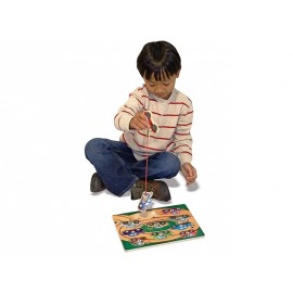 Puzzle Lemn Magnetic Remorcherul | Melissa & Doug - imagine 2
