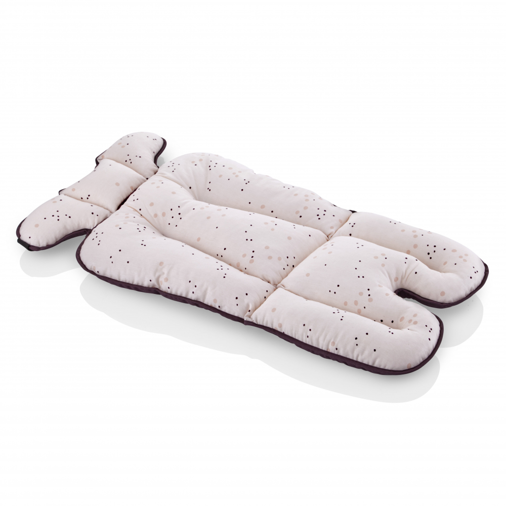 Saltea BabyJem Dots Roz pentru carucior si scaun