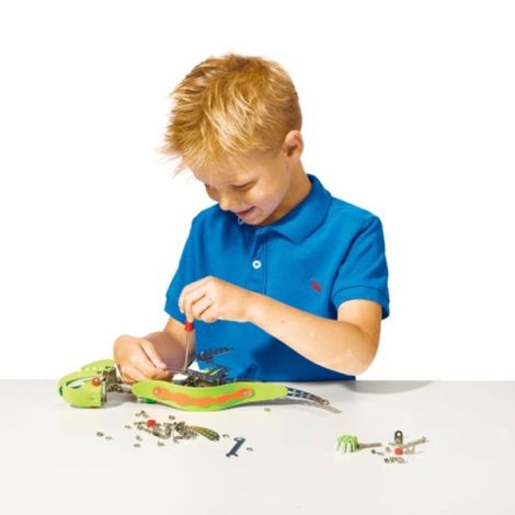 Set Constructie Metal Dinozauri T-rex Ses Creative - imagine 3