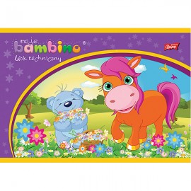 Bloc Carton A4 180g/m² 10F - Moje Bambino - imagine 4