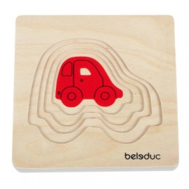 Puzzle Stratificat Mașină Beleduc - imagine 4