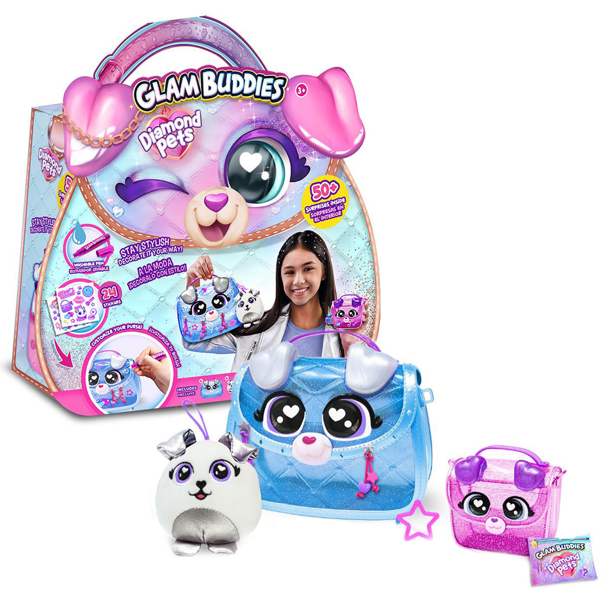 Glam Buddies Jucarie Plus Surpriza cu Gentuțe