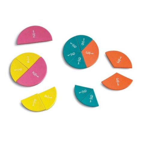 Learning Resources Set Magnetic Cercuri cu Fracții