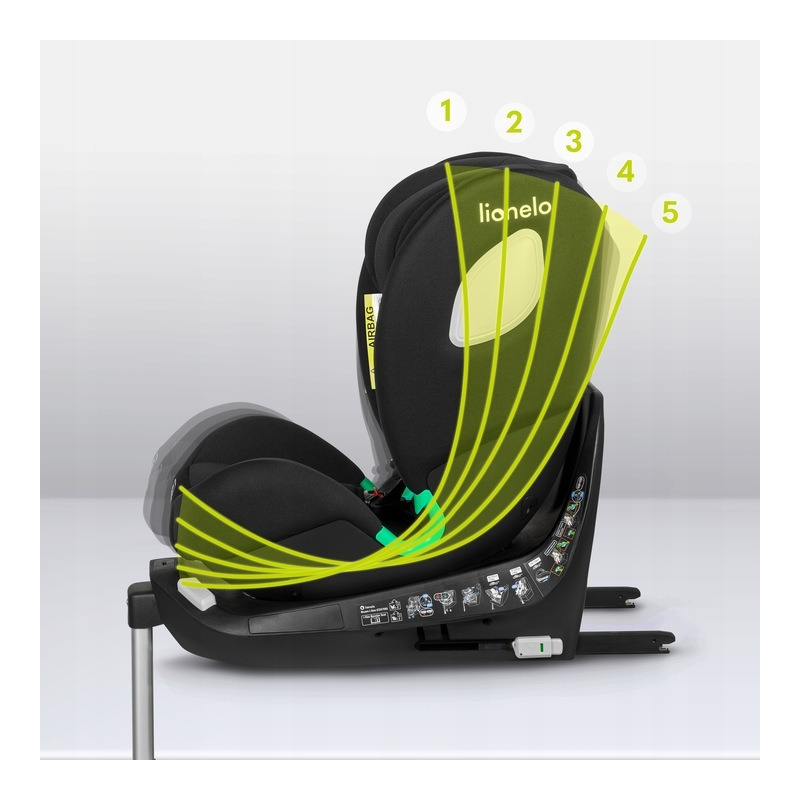 Scaun auto Lionelo Braam i-Size, 0-36 kg, ISOFIX - imagine 5