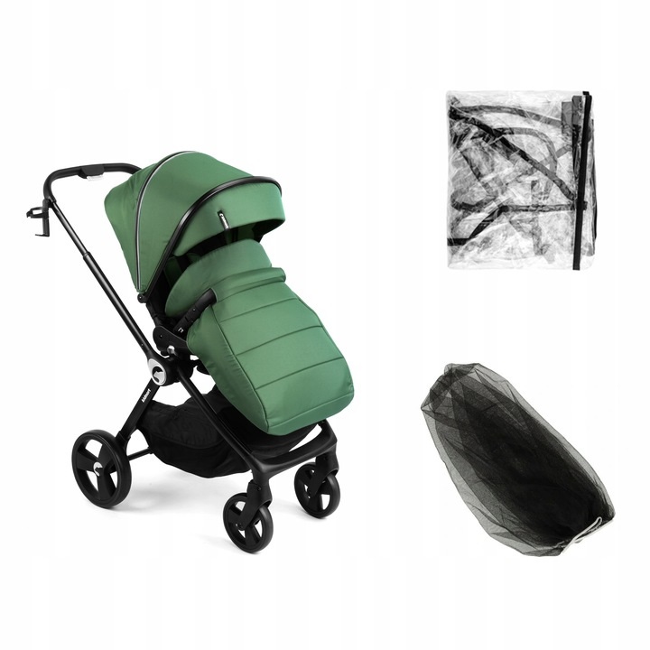 Carucior Reversibil Kidnort Isbjorn Green pana la 22kg - imagine 5