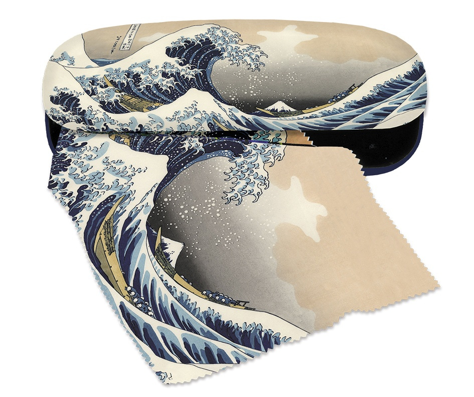 Etui ochelari Hokusai Marele val Fridolin - protectie