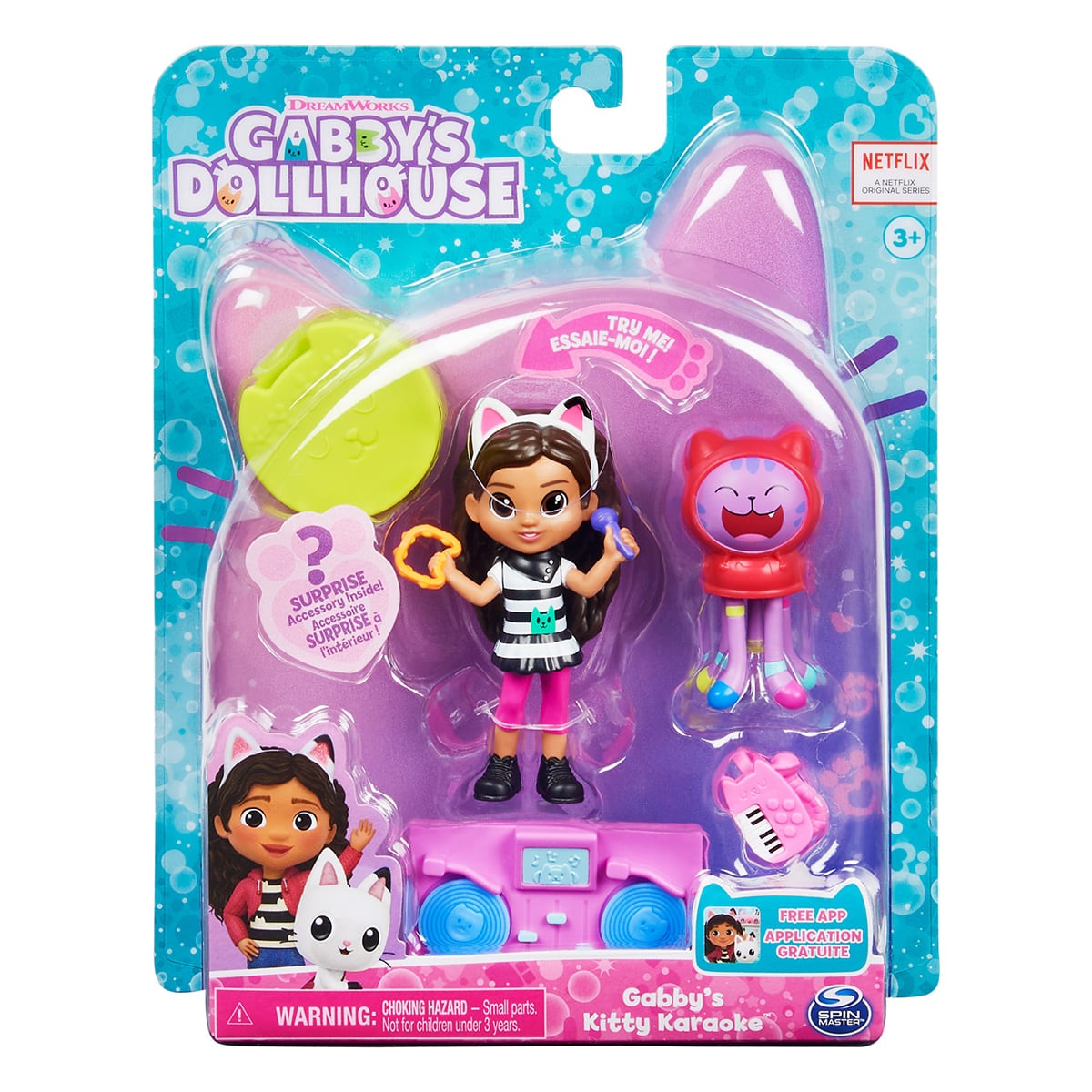 Set Karaoke Gabby & Kitty - Gabby's Dollhouse