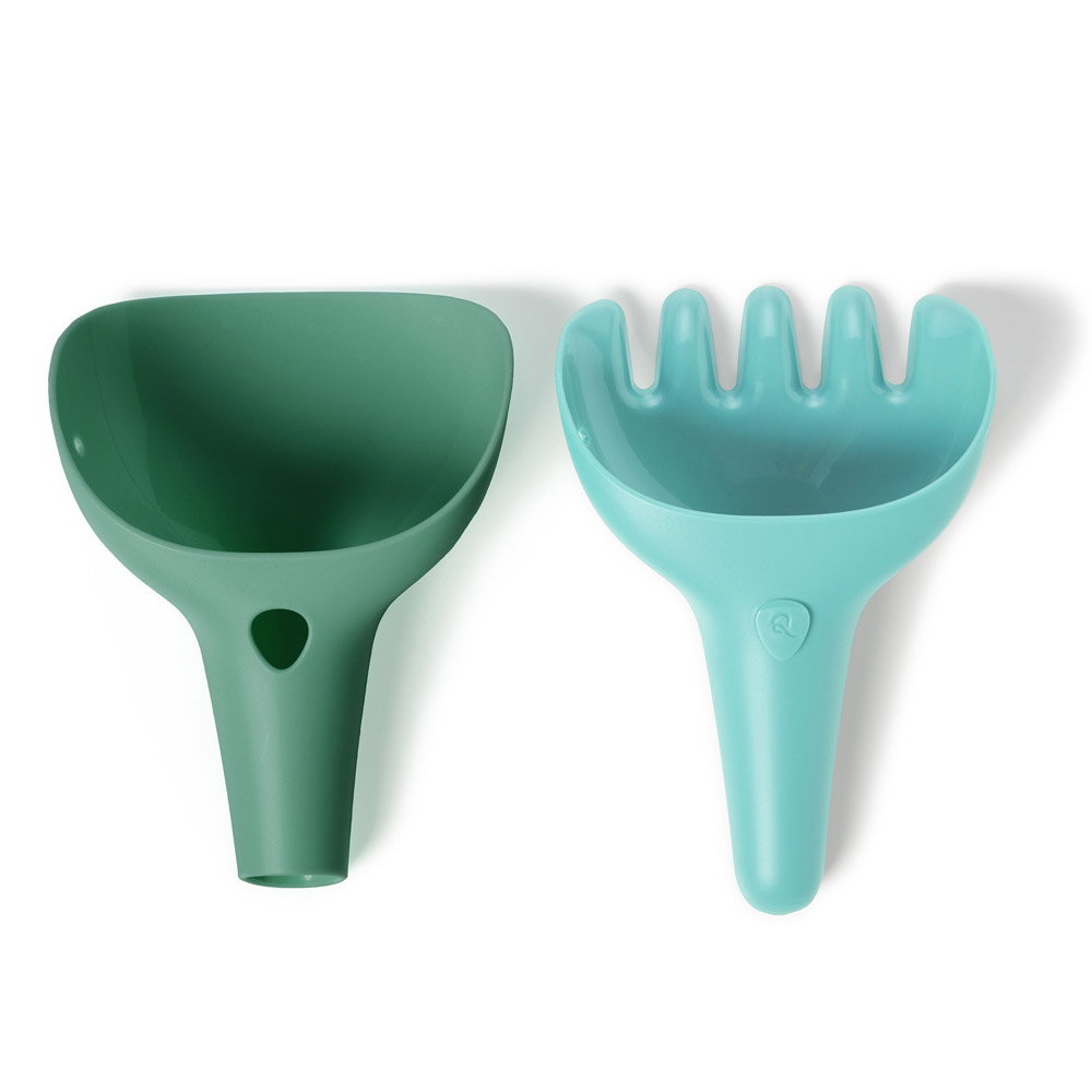 Set Unelte Plaja Quut Toys Raki Verde, 3-in-1 - imagine 3