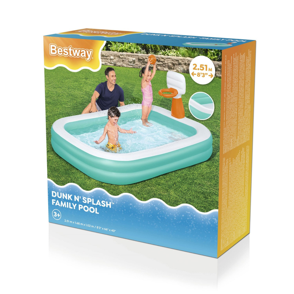 Piscina Bestway DunkN Splash cu Cos Baschet - imagine 4
