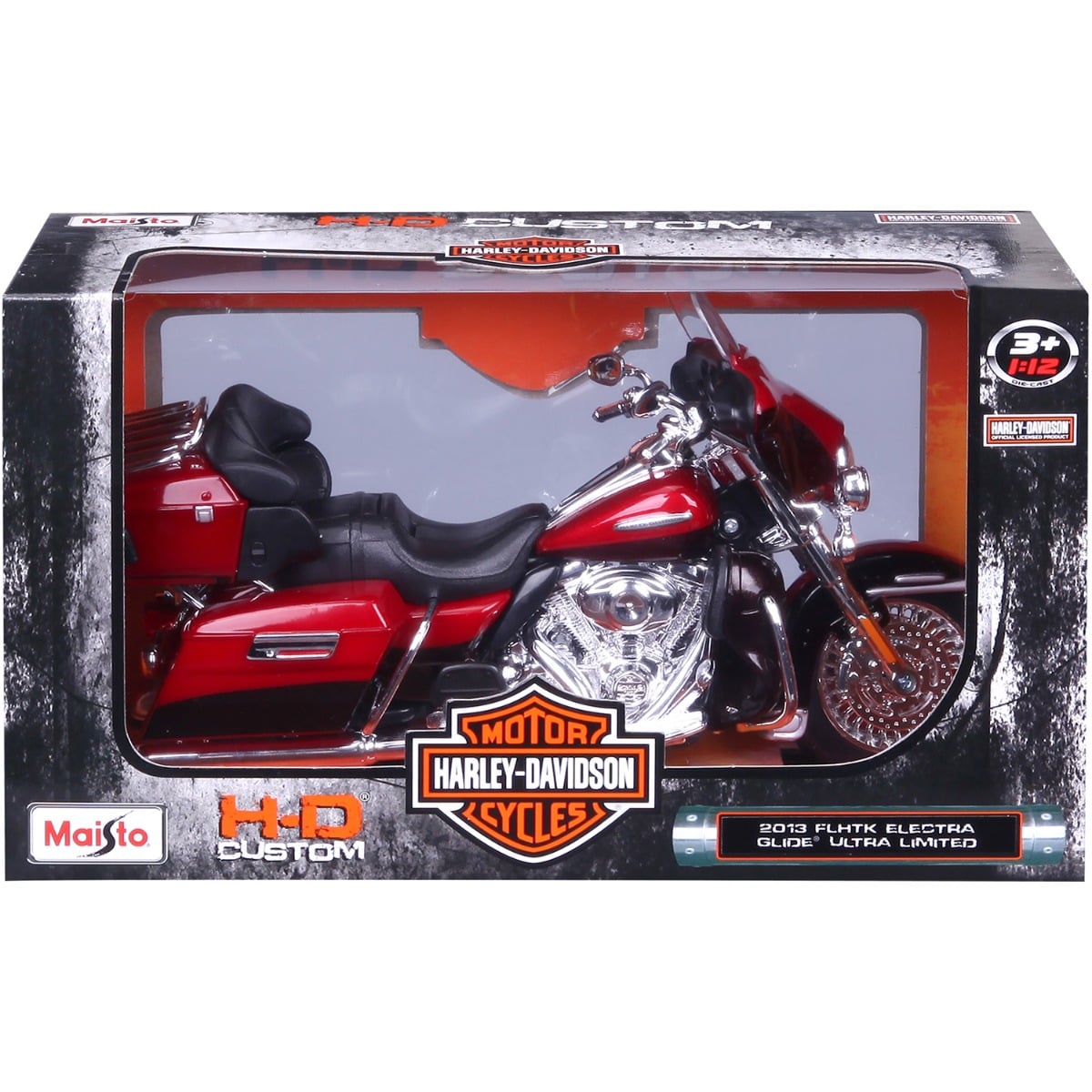 Motocicleta Maisto Harley-Davidson FLHTK 1:12