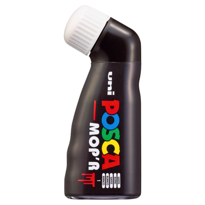 Marker Posca UNI PCM22 Alb, Varf Buretat 3-19 mm