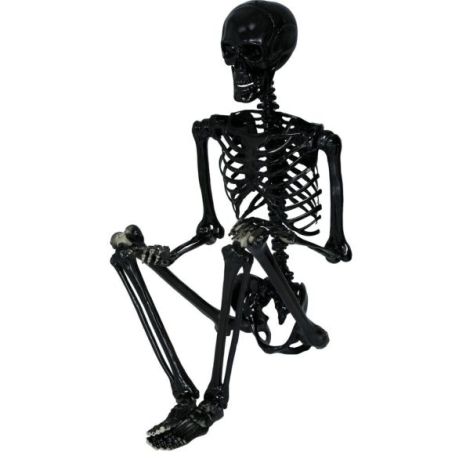 Schelet Halloween Negru 90cm Guirca - imagine 6