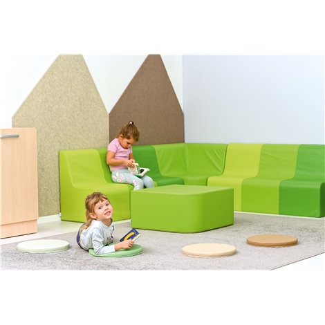 Canapea colt Nature Moje Bambino | Creșă - imagine 3