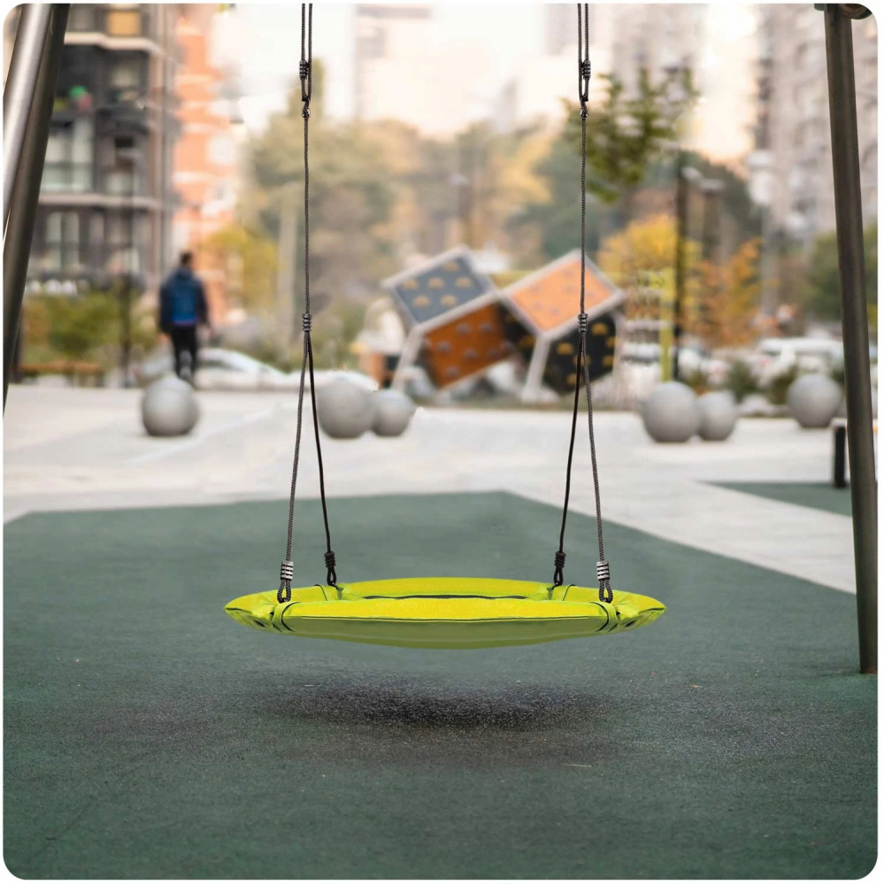 Leagan cuib XXL Neo-Sport 150kg | Galben - imagine 5