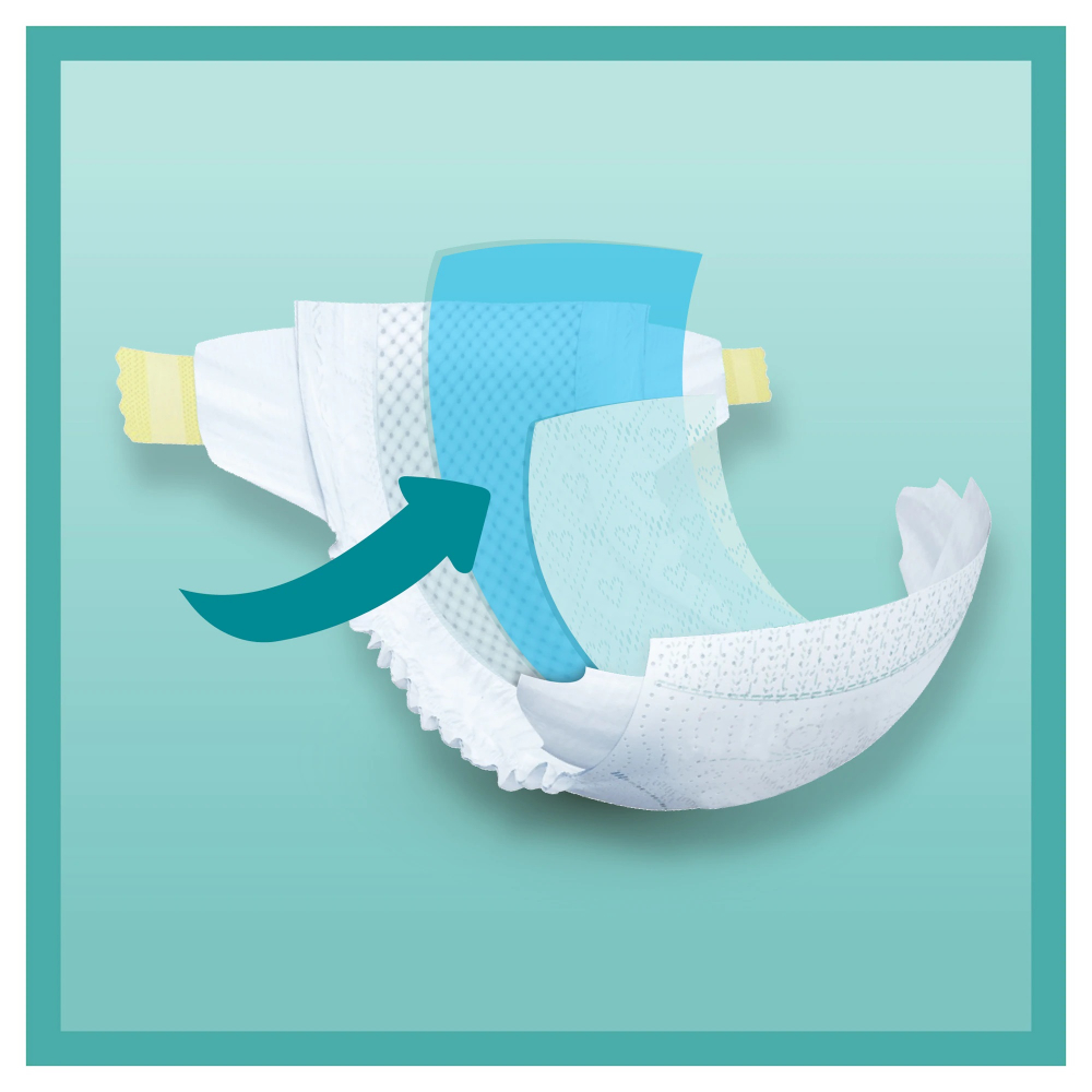 Pampers Active Baby 4 (9-14kg), 62 buc | Uscați și confortabili - imagine 2