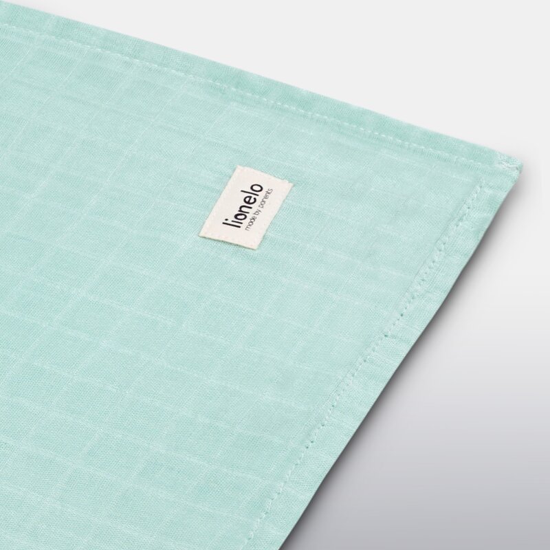 Muselina Bambus Lionelo 120x120 cm, Verde - imagine 3