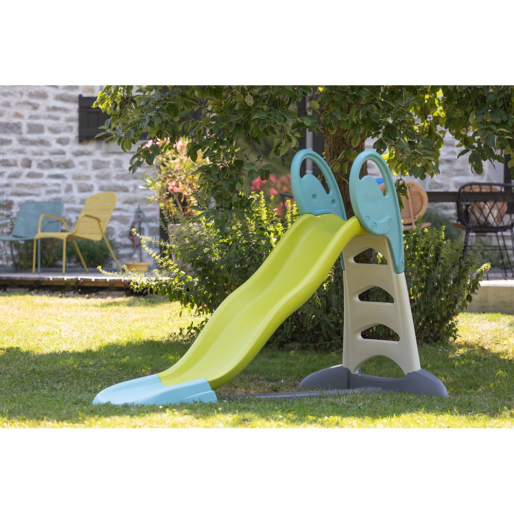 Tobogan Smoby XL Verde cu Albastru - Exterior - imagine 6