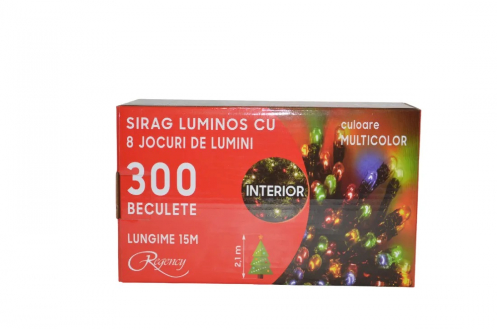 Ghirlandă LED Regency, 300 becuri, 8 jocuri