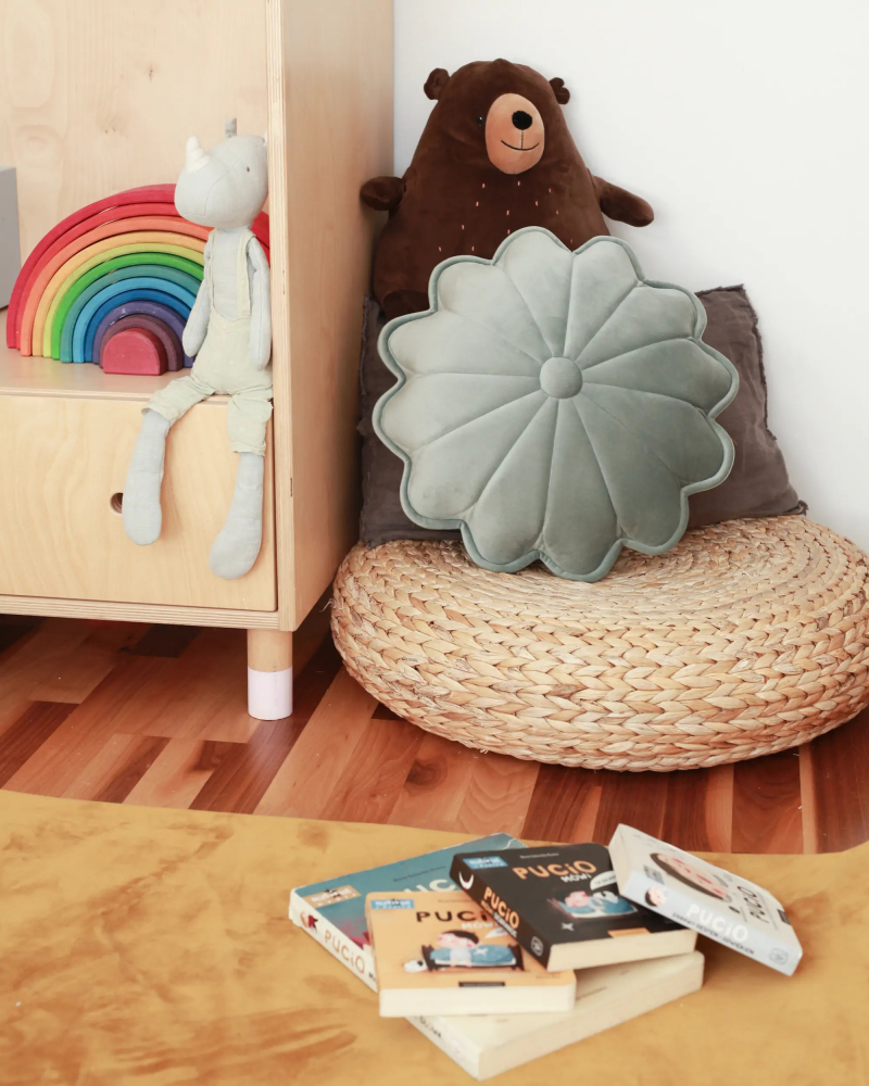 Perna Catifea Margareta Menta Babyly | Decorativă - imagine 8