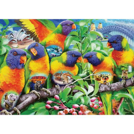 Puzzle Ținutul Lorienilor 1000 piese Ravensburger - imagine 2