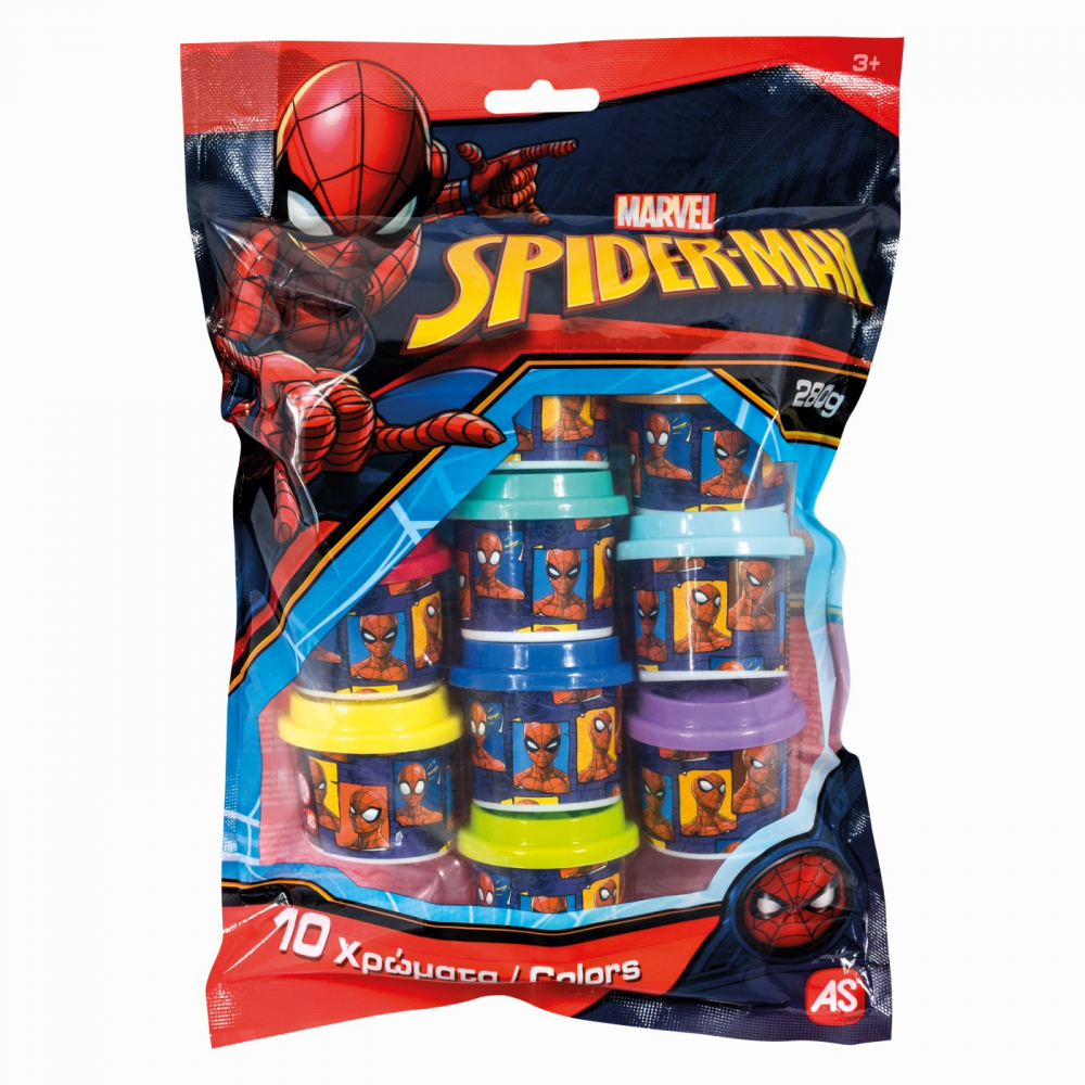 Set 10 Borcane Plastilină Spiderman | Creativitate