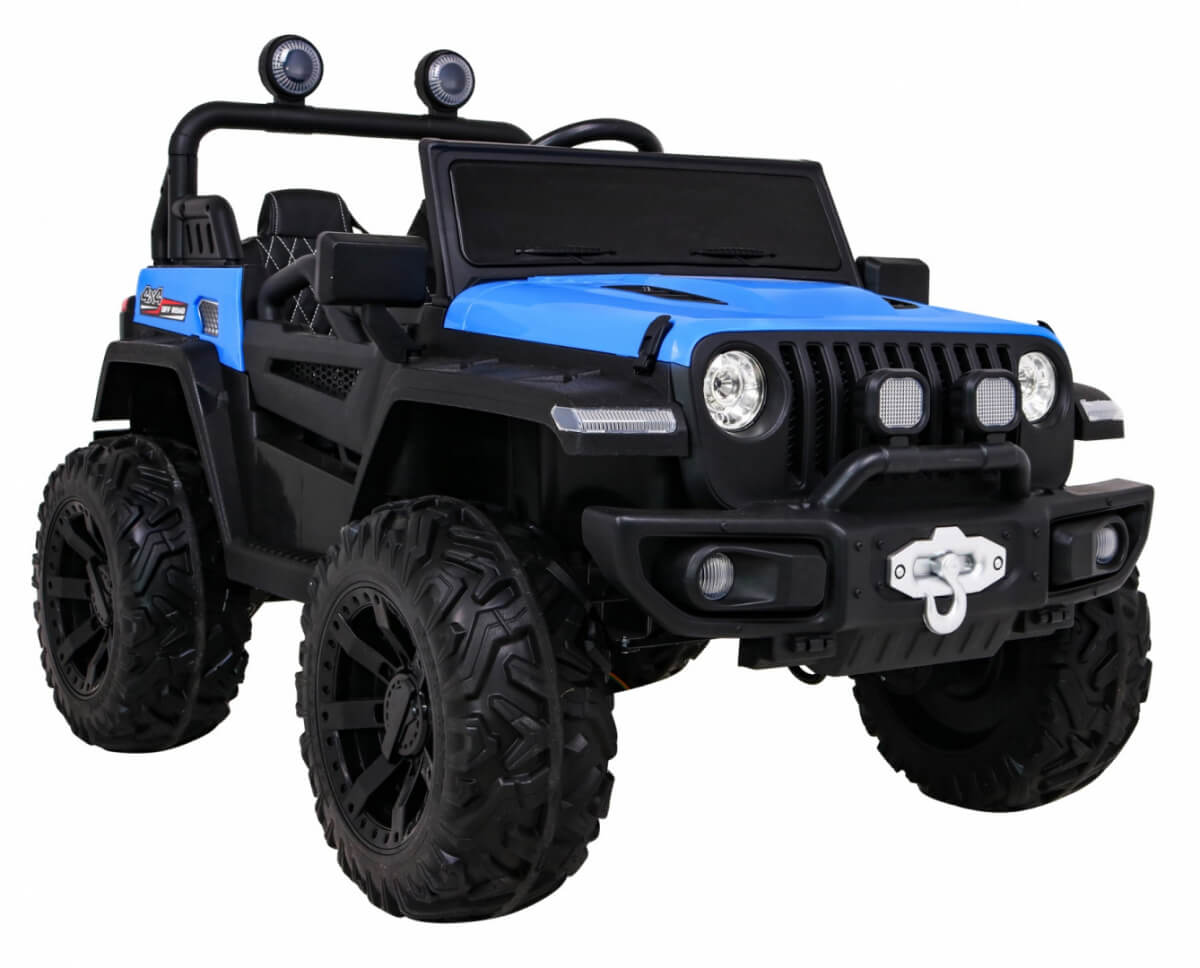 Masinuta Electrica 4x4 Off-Road Albastru - imagine 2