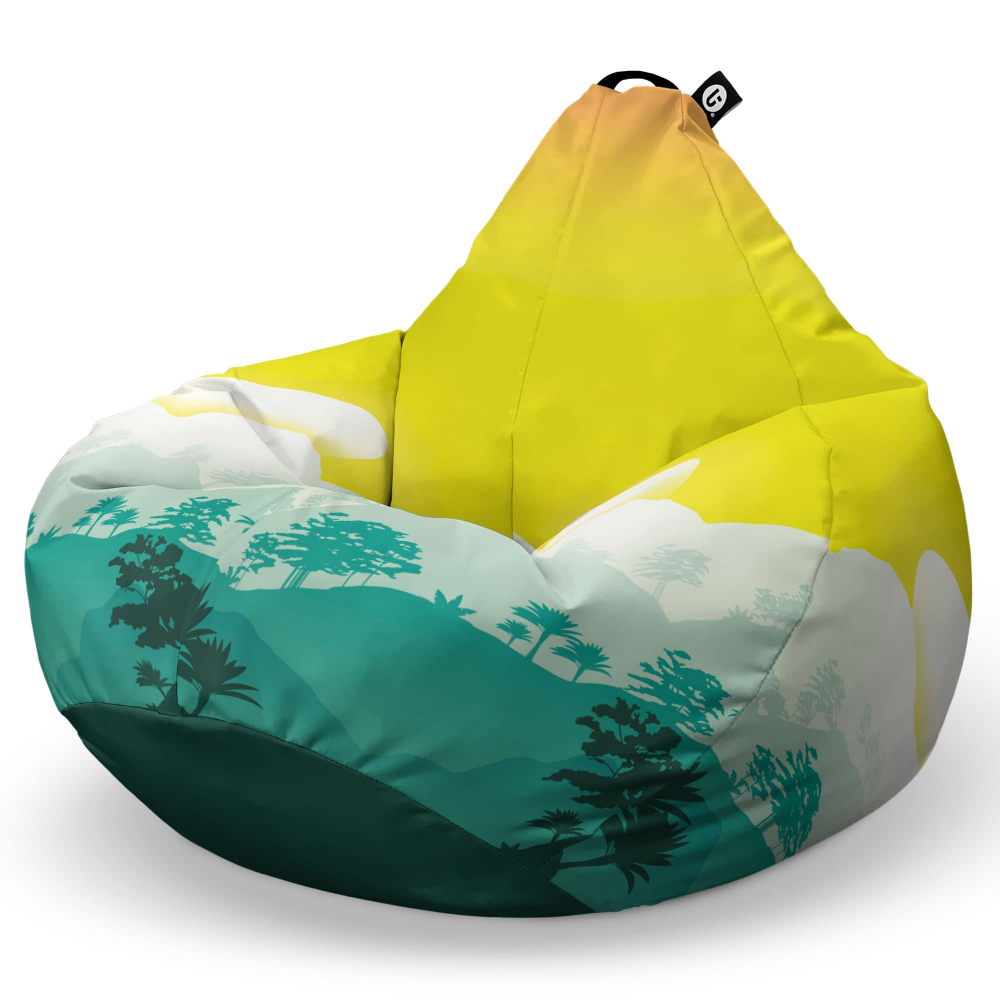 Fotoliu Puf XL Tropical Updeco | Relaxare & Confort - imagine 6