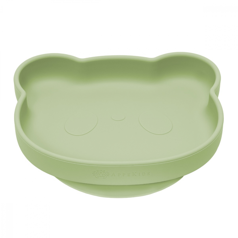 Farfurie Silicon cu Ventuza AppeKids Ursuleț - imagine 4