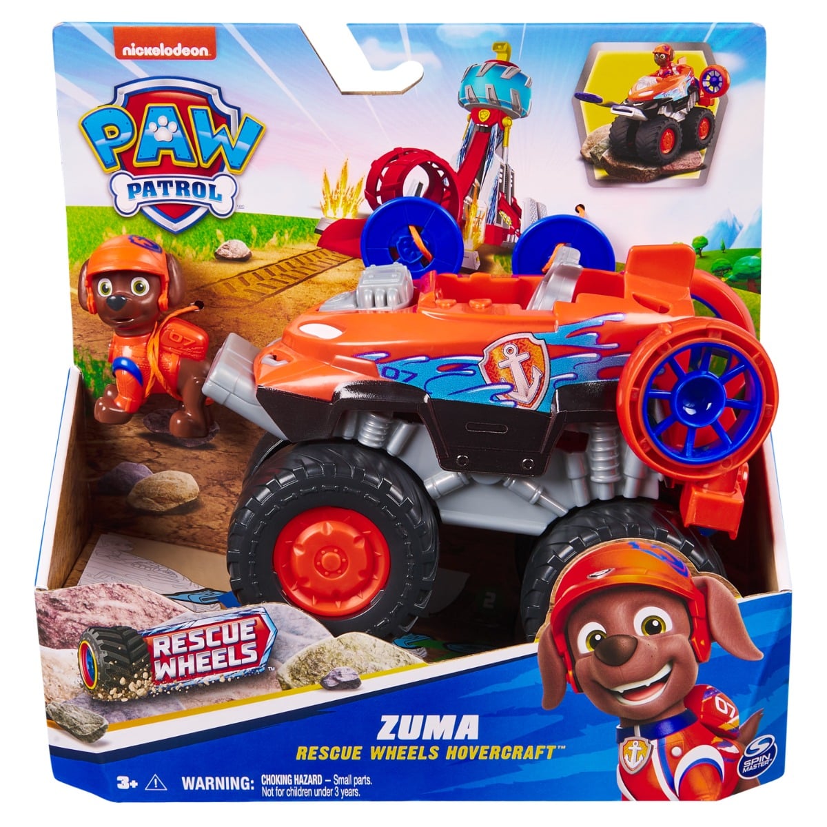 Masinuta Paw Patrol Zuma Hovercraft cu Figurina