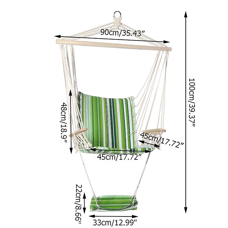 Hamac Procart cu Suport Picioare - Relaxare perfectă - imagine 5