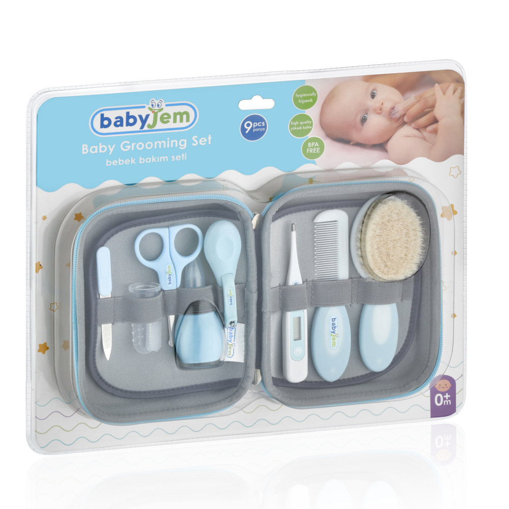 BabyJem Set 9 Piese Îngrijire Bebeluși - imagine 2