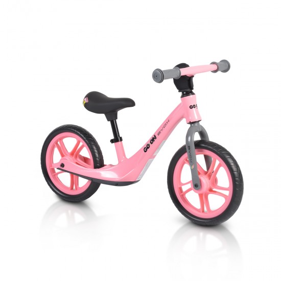 Bicicleta Byox Go On Pink 12 Inch, Fără Pedale - imagine 8