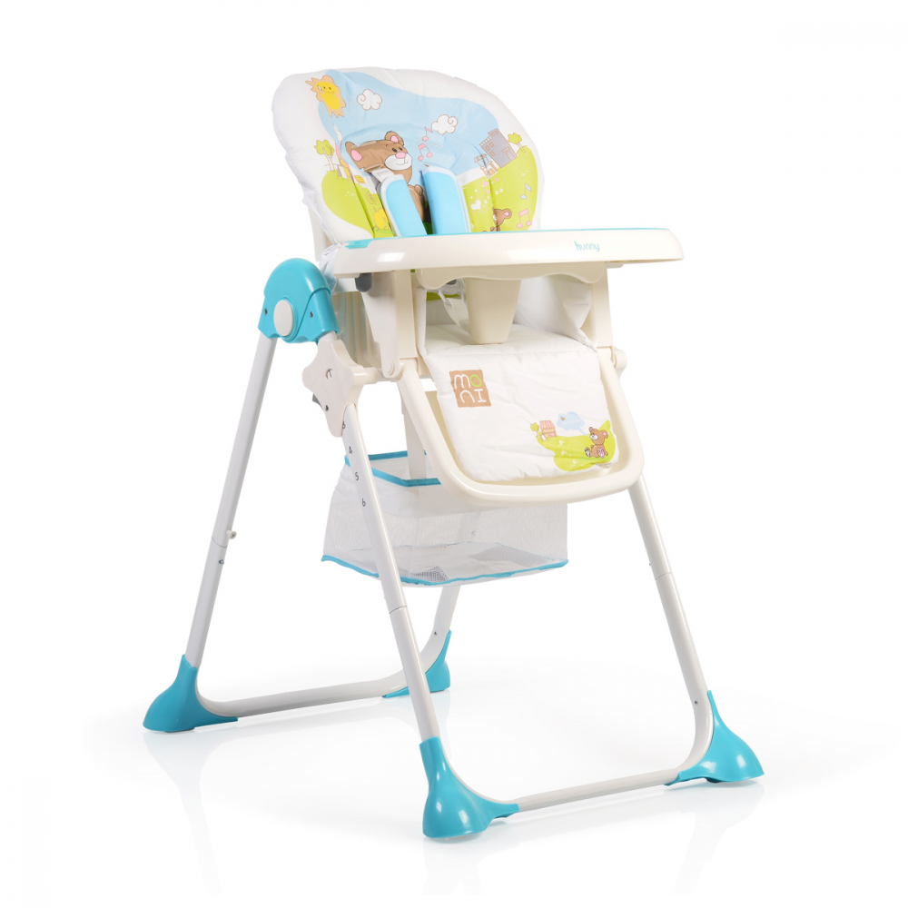 Scaun de Masa Moni Cangaroo Hunny Blue, Siguranta 5p - imagine 3