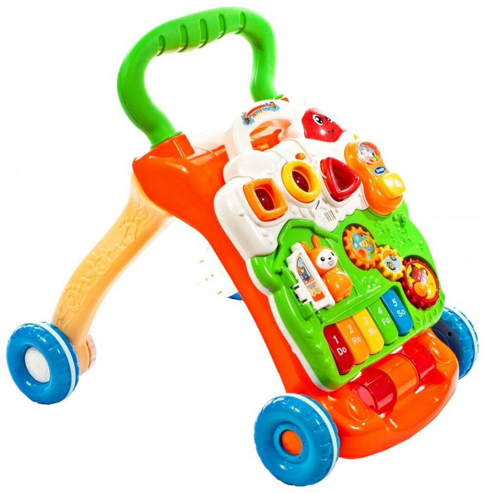 Antepremergator 3 in 1 Malplay Green, cu Pian Interactiv - imagine 11