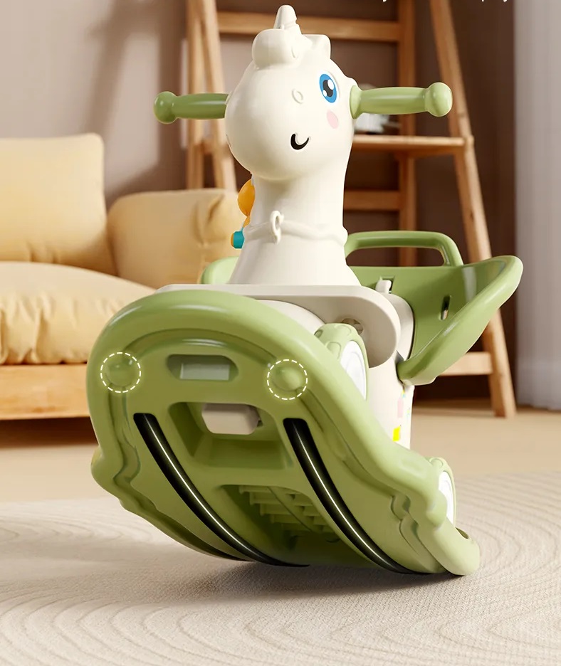 Balansoar 3 in 1 Unicorn Green | Nichiduta - imagine 2