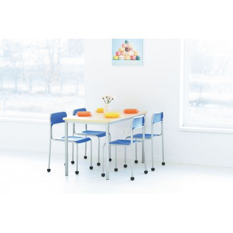 Scaun Next Moje Bambino - Stivuibil, Albastru - imagine 2
