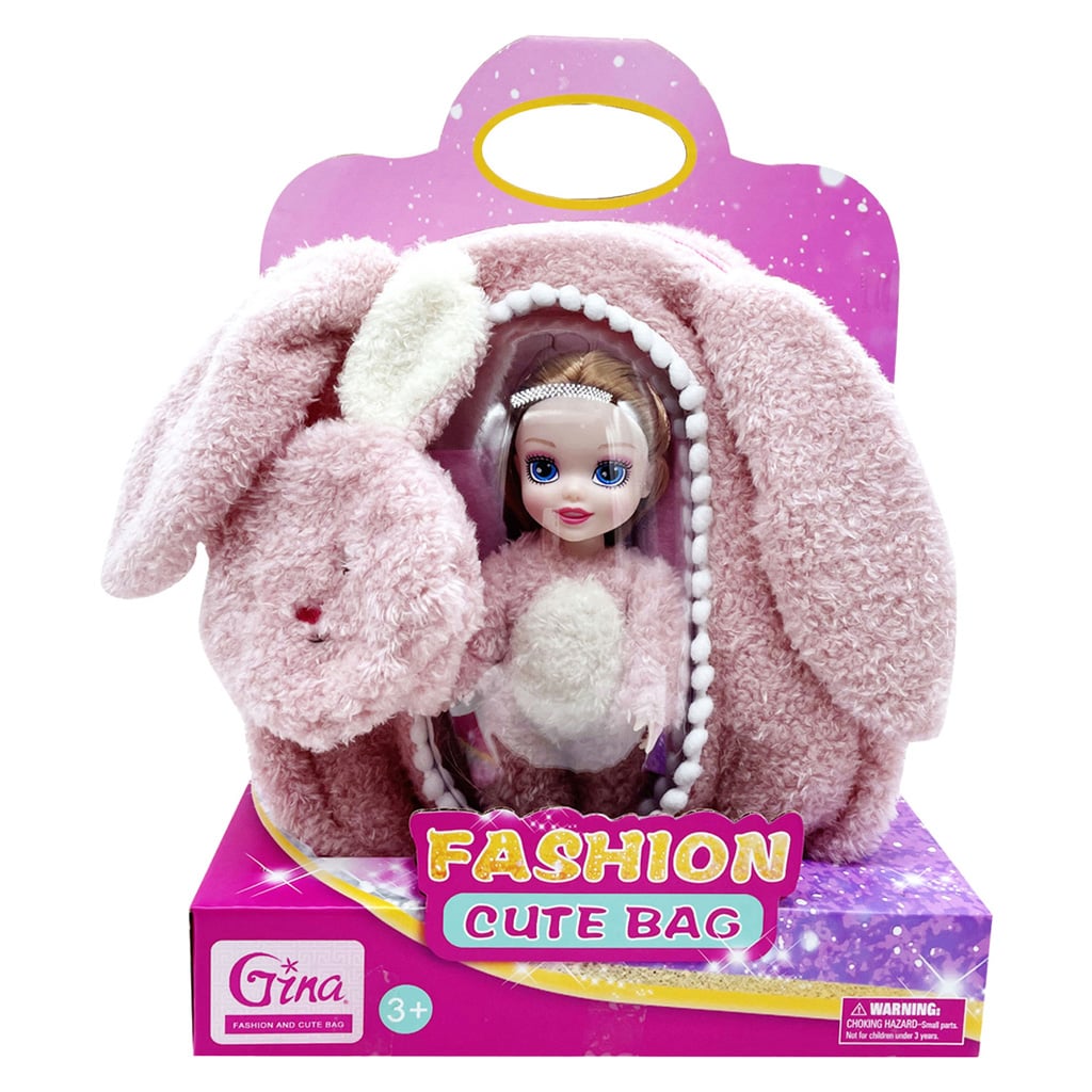 Papușă Gina Fashion în Gentuță de Plus Luna Toys