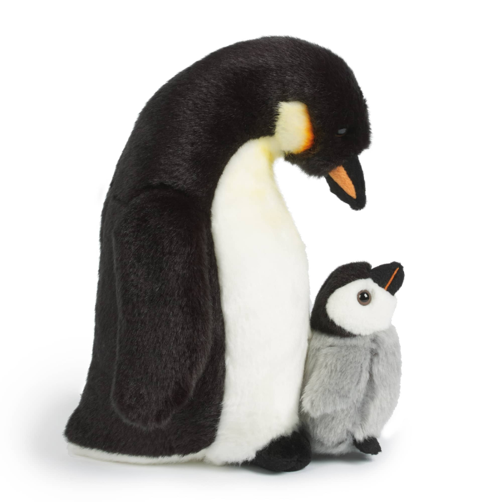 Pinguin Mama și Pui | Jucărie Pluș Living Nature