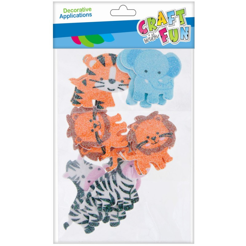 Set 12 Stickere Animale Salbatice Craft with Fun